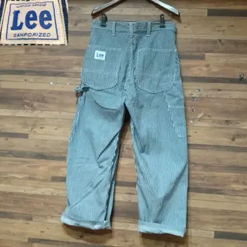 Lee-리 히코리 스트라이프 워크 팬츠 와이드 페인터 팬츠