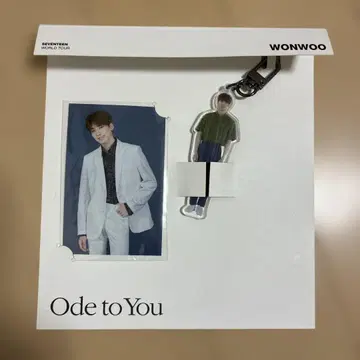 SEVENTEEN WONWOO 원우 키링 트레이딩 카드