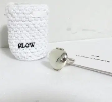새상품 PLOW Essence stone Ring 실버 일본제
