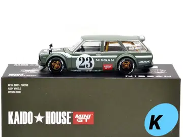 MINI GT 카이도 하우스 닷선 510 왜건 카본 파이버 V3