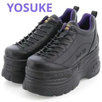 YOSUKE 요스케 통굽 스니커즈 블랙