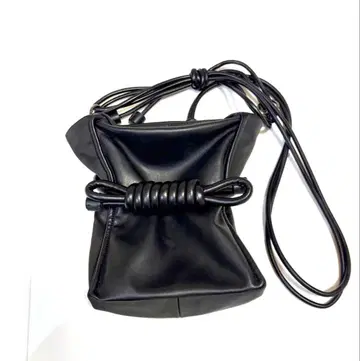 HIROKO BIS 스파이럴 디자인 숄더백 블랙