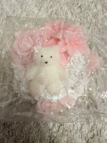 반짝반짝 선생님 곰 장미 케이크