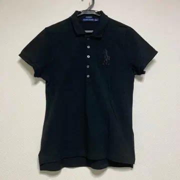 랄프 로렌 피케 셔츠 빅 포니 블랙 스키니 폴로 L