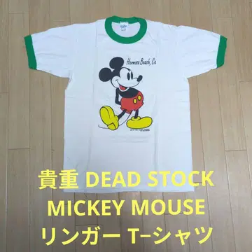 귀중 DEAD STOCK 90s 미키 링거 T셔츠