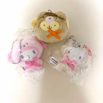 산리오 핑거 퍼펫 봉제 인형 키티 마이멜로디 푸딩