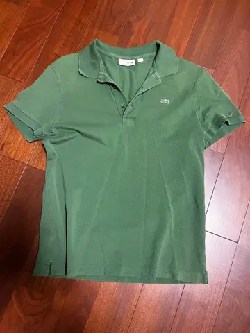 LACOSTE 그린 피케 셔츠 L 사이즈