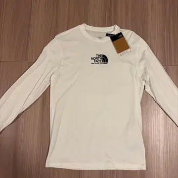 THE NORTH FACE 긴팔 티셔츠 화이트