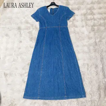(170) LAURA ASHLEY 데님 롱 원피스 빈티지 y2k