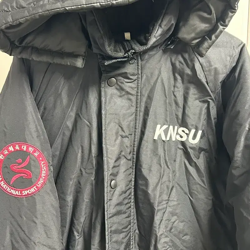 한국체육대학교 롱패딩 M