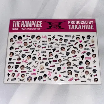 the rampage 스즈키 타카히데 네일씰 2장 세트