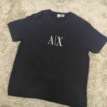 90s ARMANI EXCHANGE 니트 반팔 T셔츠 빅 사이즈 y2k
