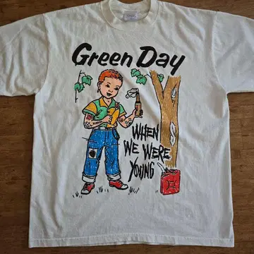 Green Day When We Were Young 티셔츠