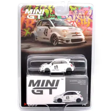 MINI GT ABARTH 595 Gara White LBWK