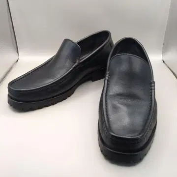 아 테스트니 블랙 가죽 모카신 슈즈 사이즈 5.5 (24.5cm)