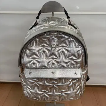 FURLA 실버 럭색/백팩 별 패턴
