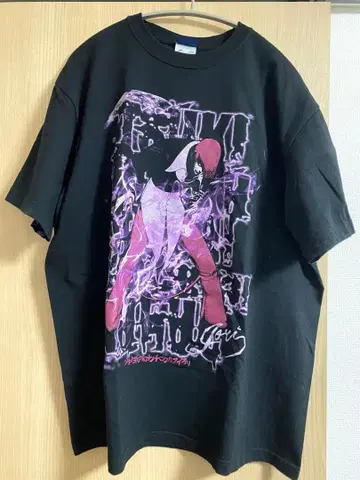 가성비 kof 98 야가미 이오리 게임 티셔츠 애니메이션 블랙 지뢰 병약
