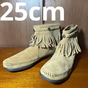 MINNETNNKA 인디언 모카신 밑창 교체 필요 25cm