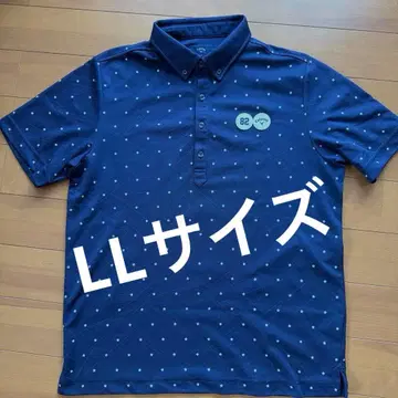 Callaway 골프 셔츠 LL 네이비 별 패턴
