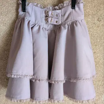 ROJITA 로지타 장식 벨트 치마바지 핑크