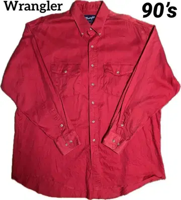 90s Wrangler 웨스턴 셔츠