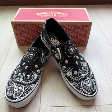 Vans 슬립온 스컬 반다나