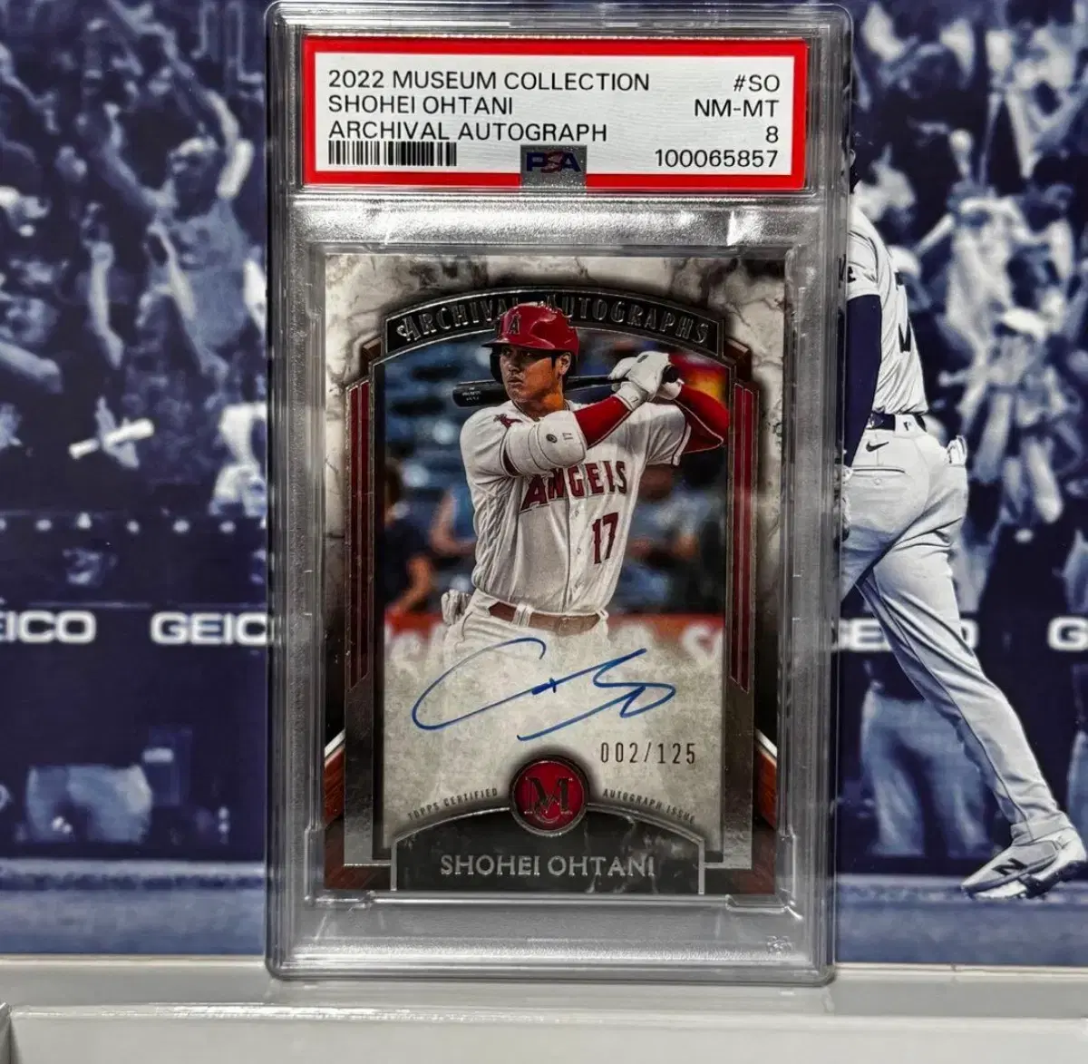 Topps Museum Collection 오타니 직필 사인카드