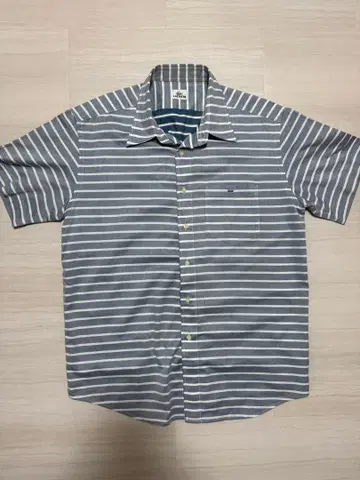 Lacoste 반팔 셔츠 스트라이프