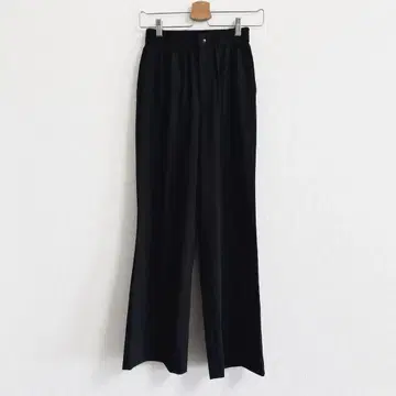 HYKE 24SS STRETCH WIDE LEG PANTS 블랙