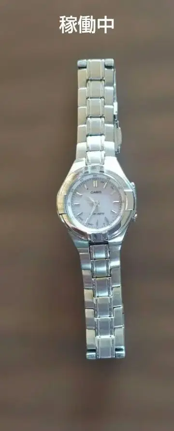 CASIO 전파 시계 여성용 시계 핑크