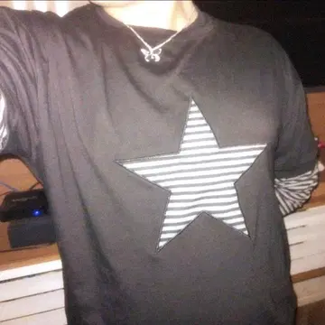 스타 스트라이프 롱T셔츠 swag opium y2k archive