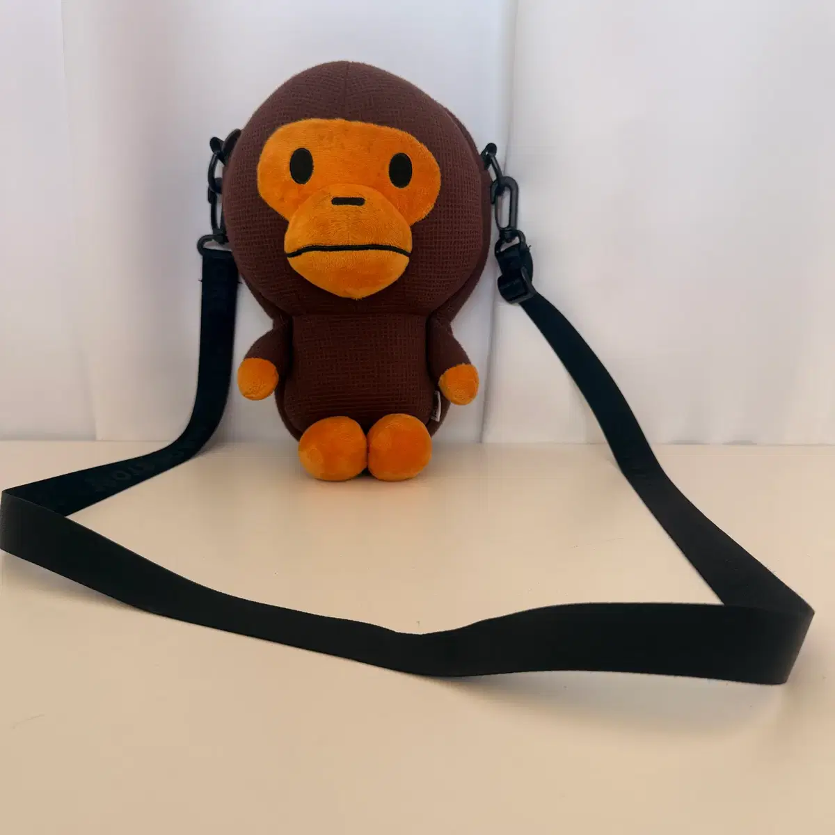 Bape Baby Milo Plush Doll Chain Shoulder Bag Brown | Bunjang Global