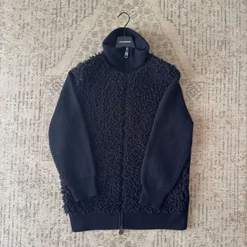 EMPORIO ARMANI 집업 스웨터 46 블랙