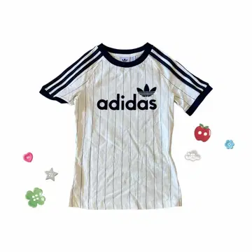 [ adidas 스트라이프 반팔 T셔츠 xs ]