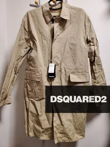 미사용품 DSQUARED2 경량 나일론 코트 베이지 사이즈 48