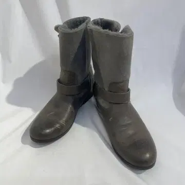 JOHNNY MOKE 조니모크 엔지니어 부츠 그레이 23.5cm