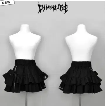 DimMoire PUNK 프릴 미니 스커트