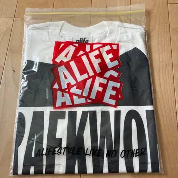 미사용 새상품 ALIFE RAEKWON 그래픽 T셔츠