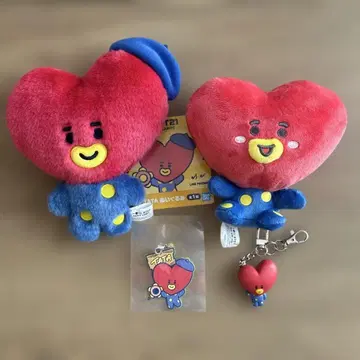 BT21 TATA 봉제 인형 키링 일괄