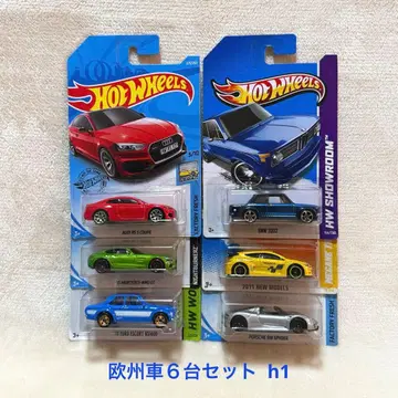 핫휠 유럽 자동차 랜덤 6대 세트 h1
