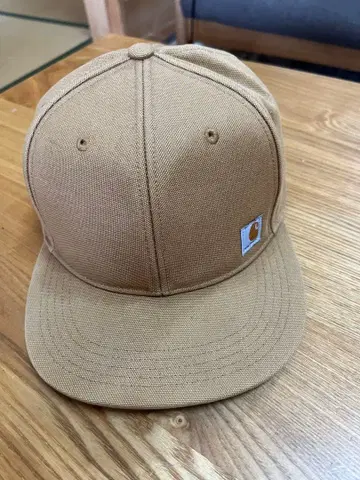 정품 Carhartt 브라운 스냅백 캡