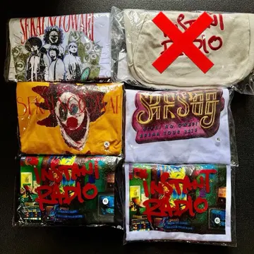 [미개봉 새상품] SEKAI NO OWARI 투어 굿즈 5점
