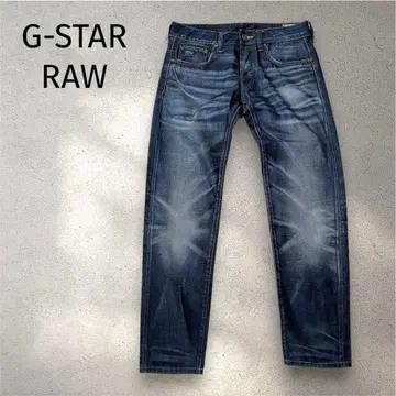 G-STAR RAW 로우 테이퍼드 W29 L32 데님 다크 네이비