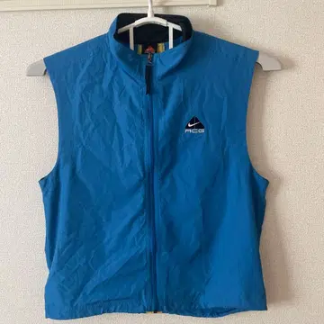 초레어 Nike ACG 파랑 지퍼 베스트 M 사이즈 구제 의류