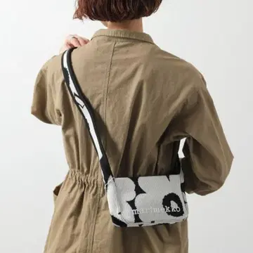 미사용 마리메꼬 marimekko 니트 미니 숄더백 우니코
