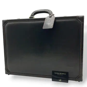던힐 dunhill 아타셰 케이스 비즈니스 백 가죽 블랙