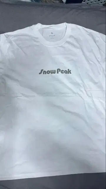 Snow Peak 티셔츠 XL 화이트 unwind
