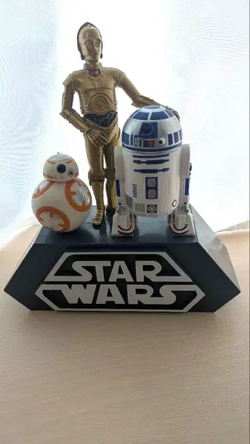 STAR WARS 피규어 저금통 C-3PO R2-D2 BB-8