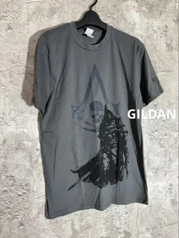 GILDAN 프리미엄 코튼 반팔 T셔츠 어쌔신 크리드 프린트