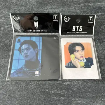 BTS 진 교통카드 세트